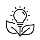 Light Bulb Flower With Leaves