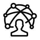 Person With a Web Floating Above Their Head