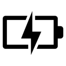 battery with charging symbol in it