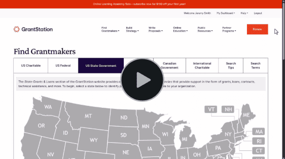 Watch: Searching the U.S. Government Database